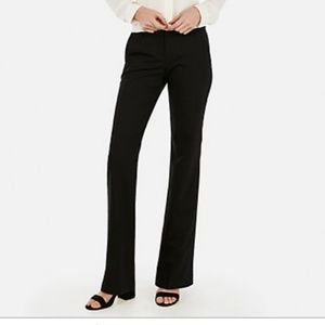 Express Low Rise Flare Editor Pant - Black